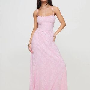 Princess Polly Light Pink Maxi Dress